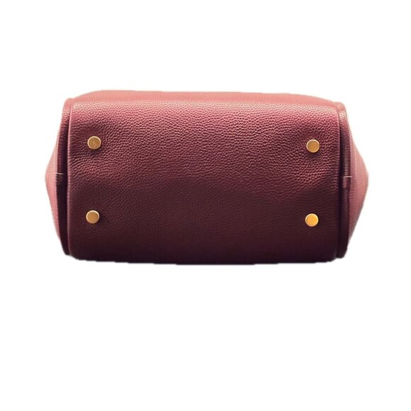 Kate Spade Gramercy Medium Tote Bag Cordovan Pebbled Leather Dual Strap NWT - Picture 7 of 16